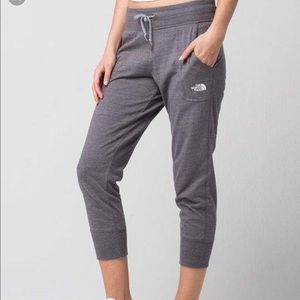 North face Capri sweat pants